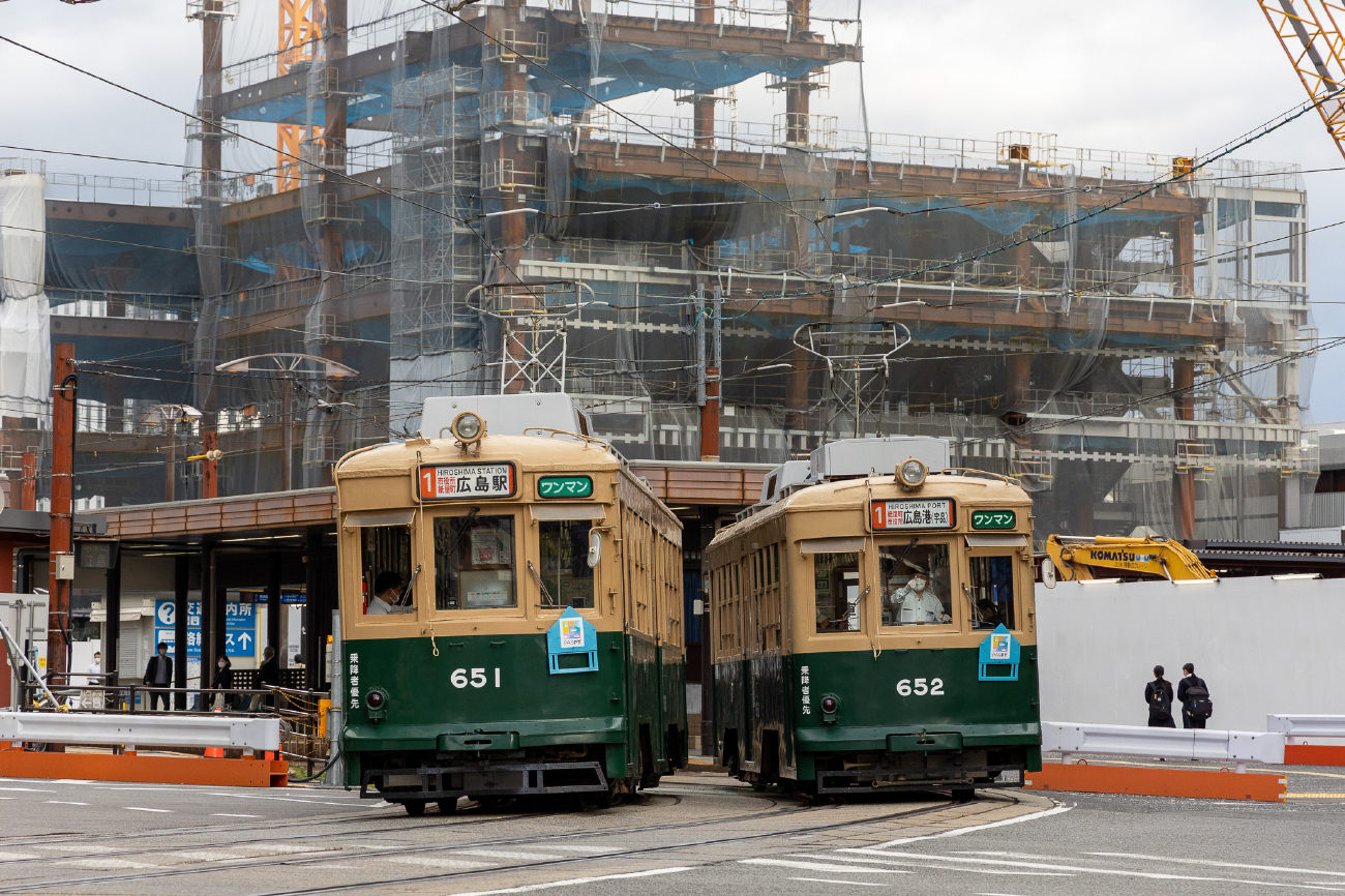 Хиросима, Hiroshima 650 series № 651; Хиросима, Hiroshima 650 series № 652