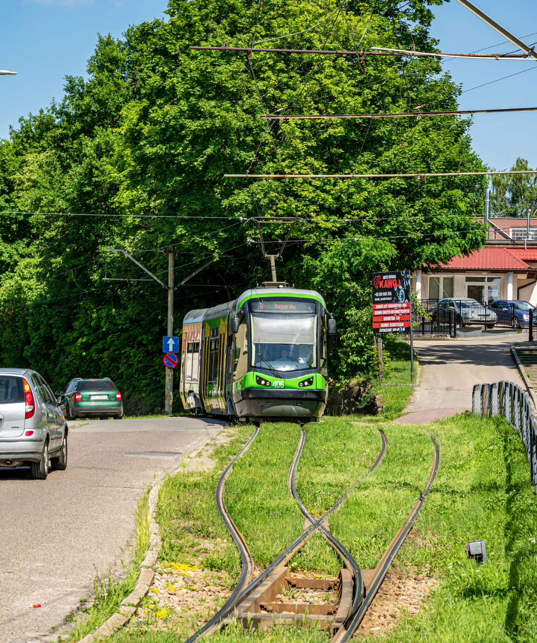 Эльблонг, PESA Tramicus 121N № 406