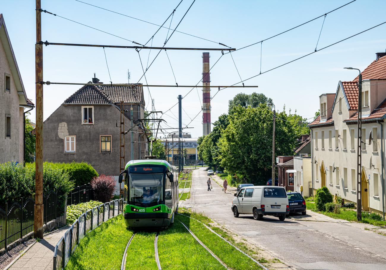 Эльблонг, PESA Tramicus 121N № 405