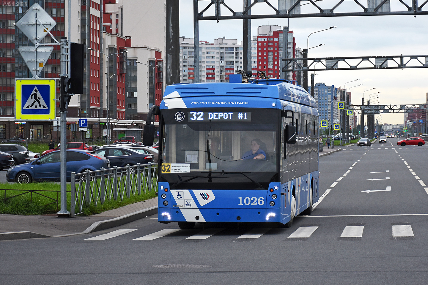 Санкт-Петербург, Тролза-5265.08 «Мегаполис» № 1026 Санкт-Петербург, Тролза-5265.08 «Мегаполис» № 1026