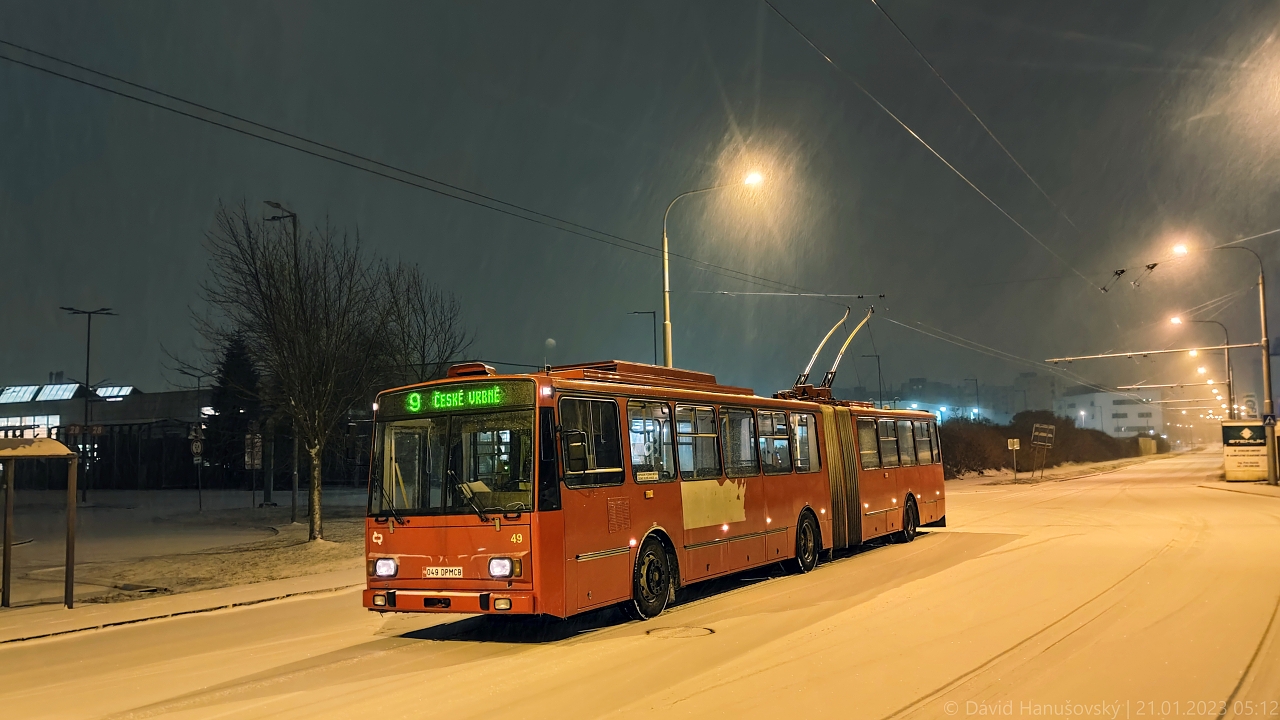 Ческе-Будеёвице, Škoda 15Tr13/7M № 49