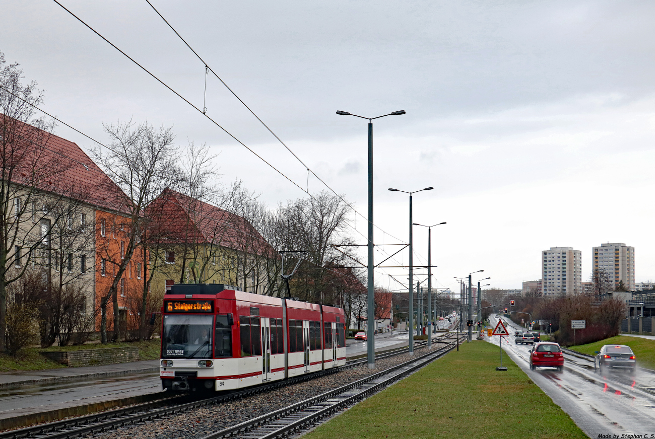 Эрфурт, Duewag MGT6D № 604