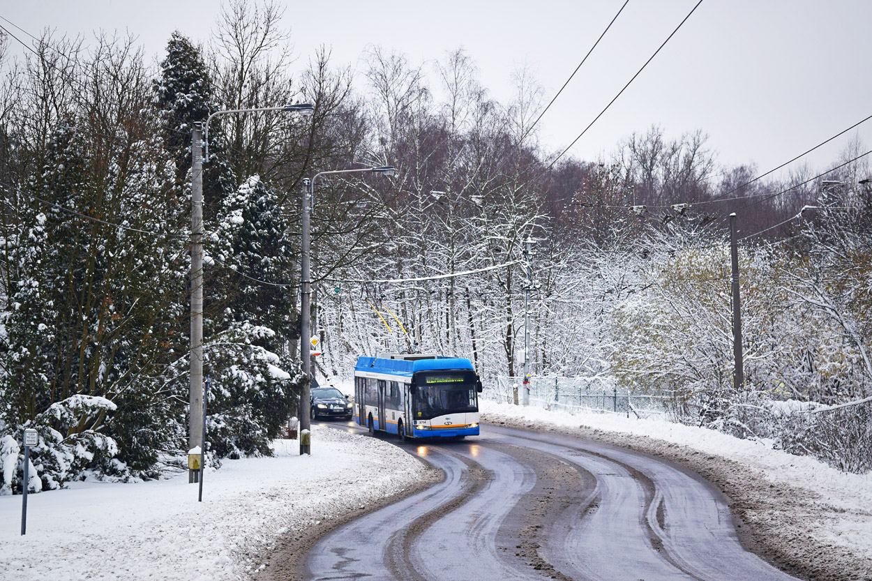 Острава, Solaris Trollino III 12 AC № 3714