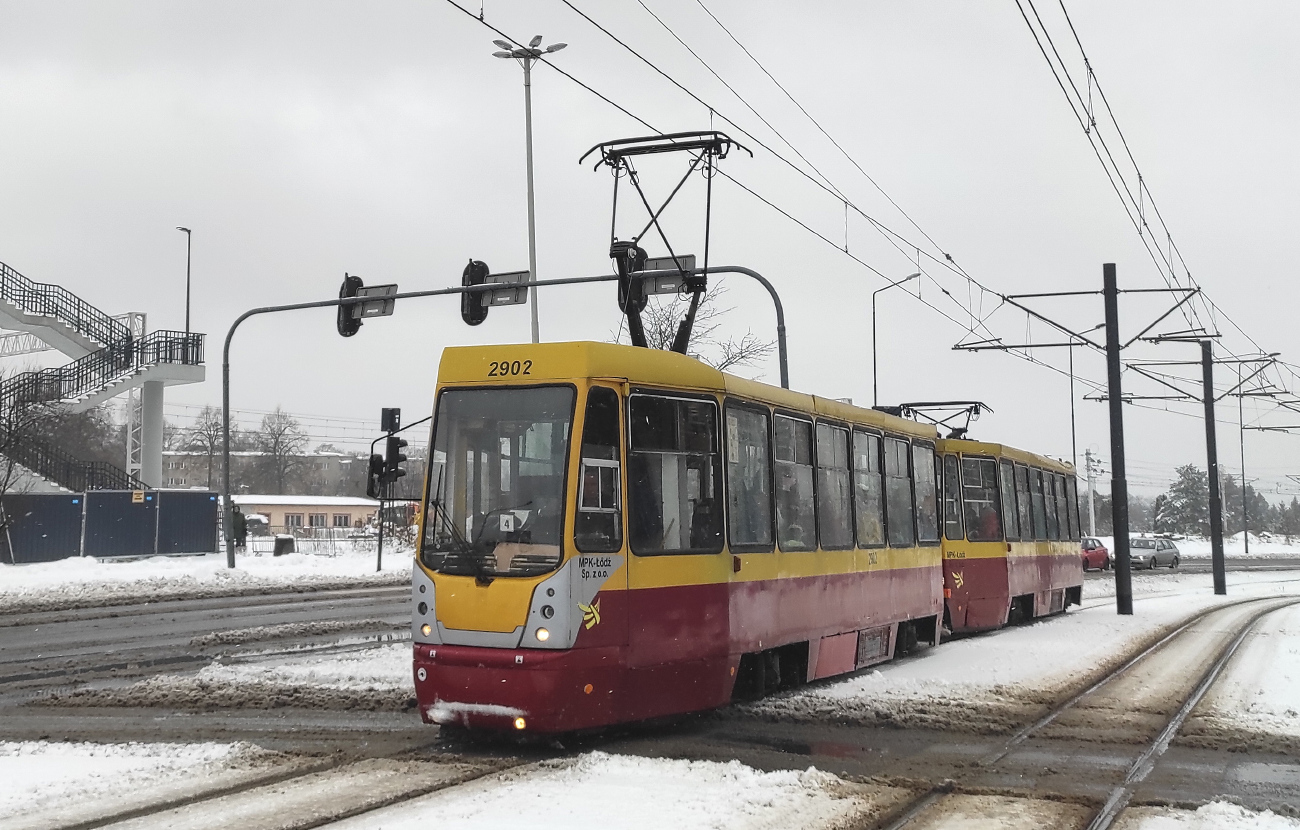 Лодзь, Konstal 805NaND № 2902