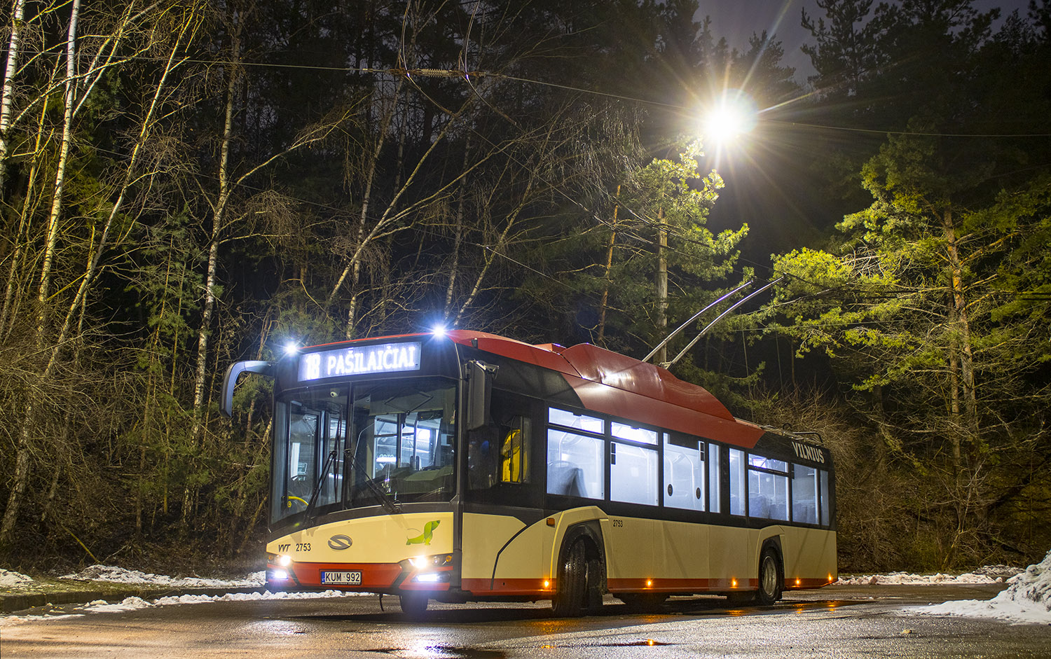 Вильнюс, Solaris Trollino IV 12 Škoda № 2753