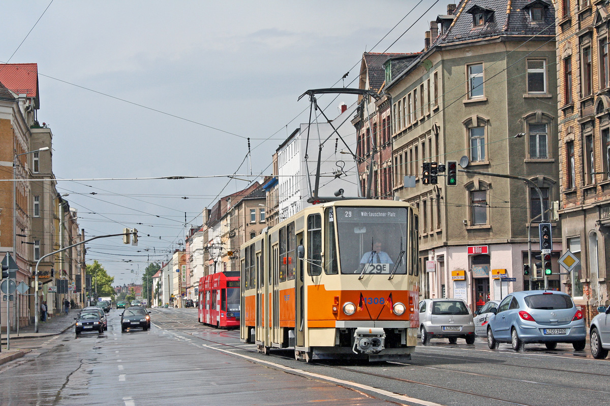Leipzig, Tatra KT4D № 1308