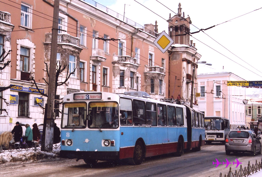 Tver, ZiU-683B [B00] № 8; Tver — Tver trolleybus in the early 2000s (2002 — 2006)