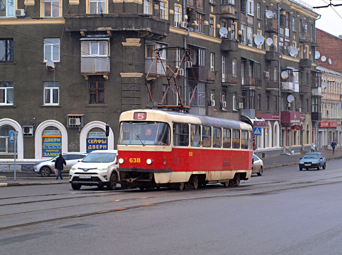 Харьков, Tatra T3SUCS № 638