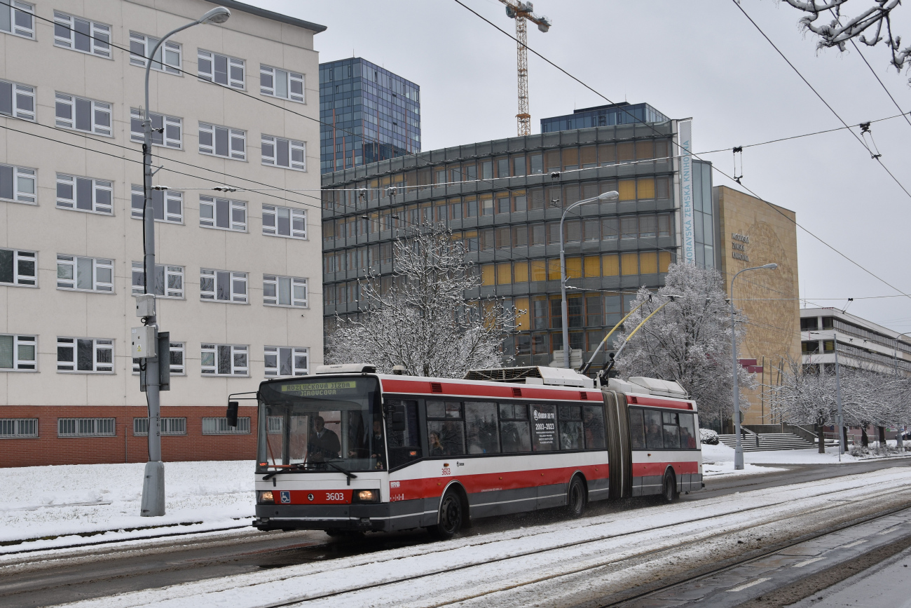 Брно, Škoda 22Tr № 3603; Брно — Прощание с троллейбусами Škoda 22Tr