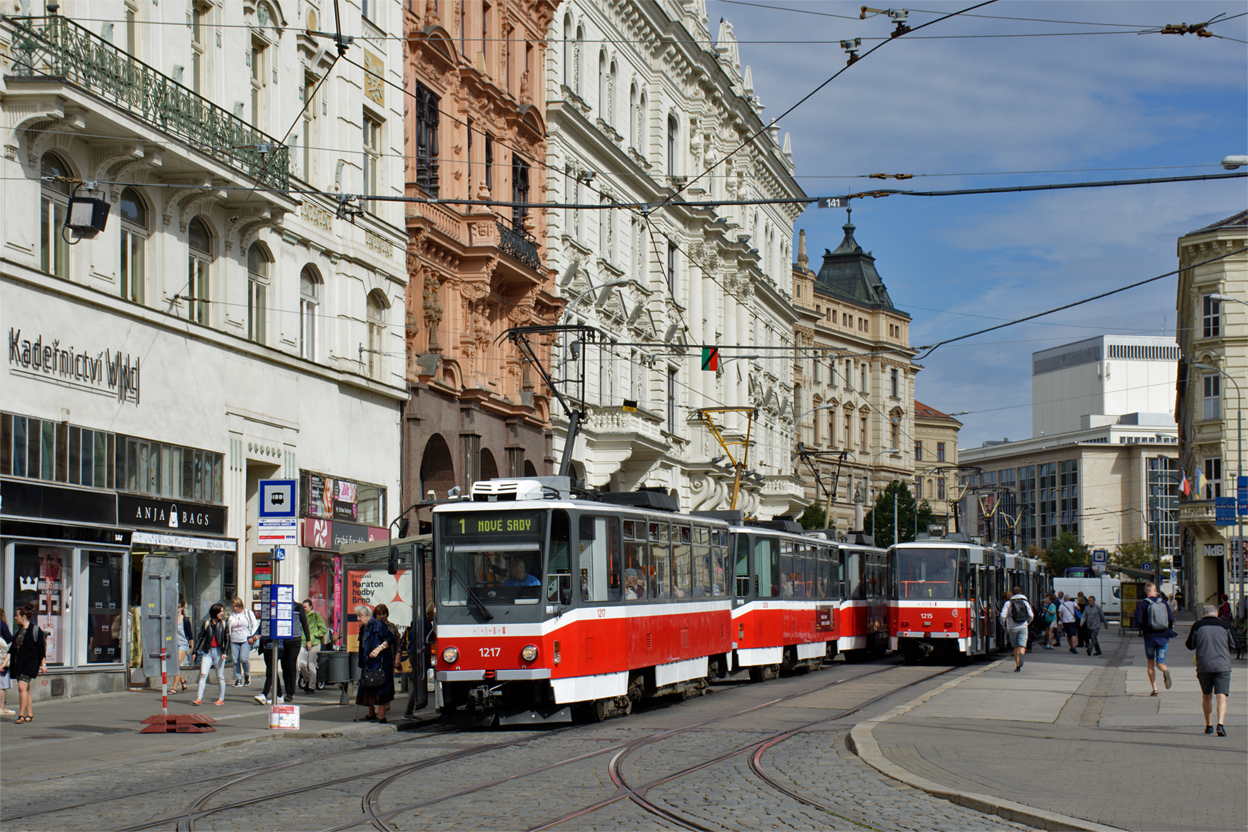 Брно, Tatra T6A5 № 1217