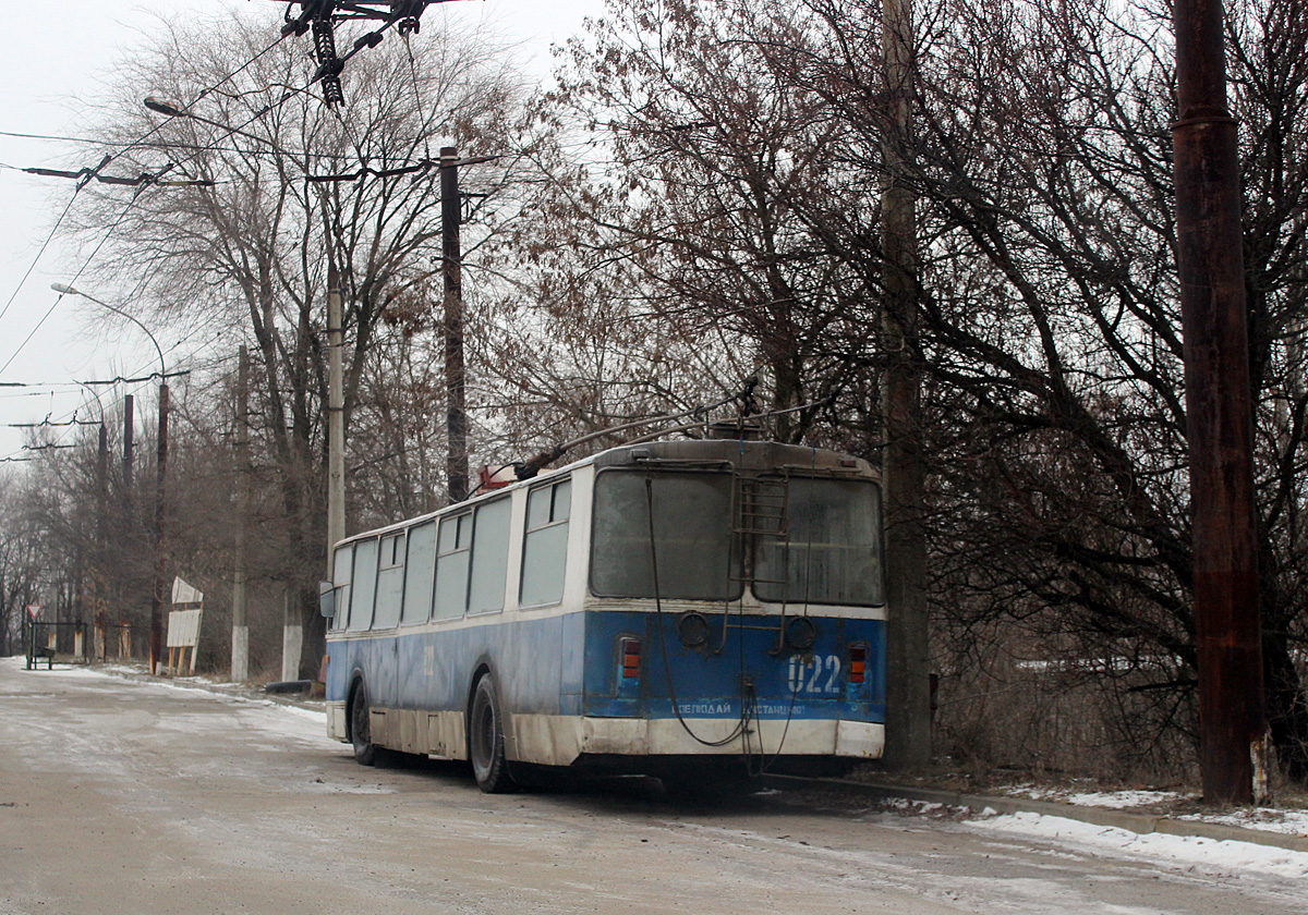 Краснодон, ЗиУ-682В [В00] № 022; Краснодон — Троллейбусное депо