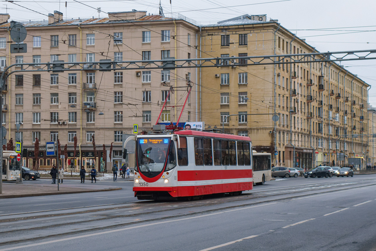Санкт-Петербург, 71-134А (ЛМ-99АВН) № 1350 Санкт-Петербург, 71-134А (ЛМ-99АВН) № 1350