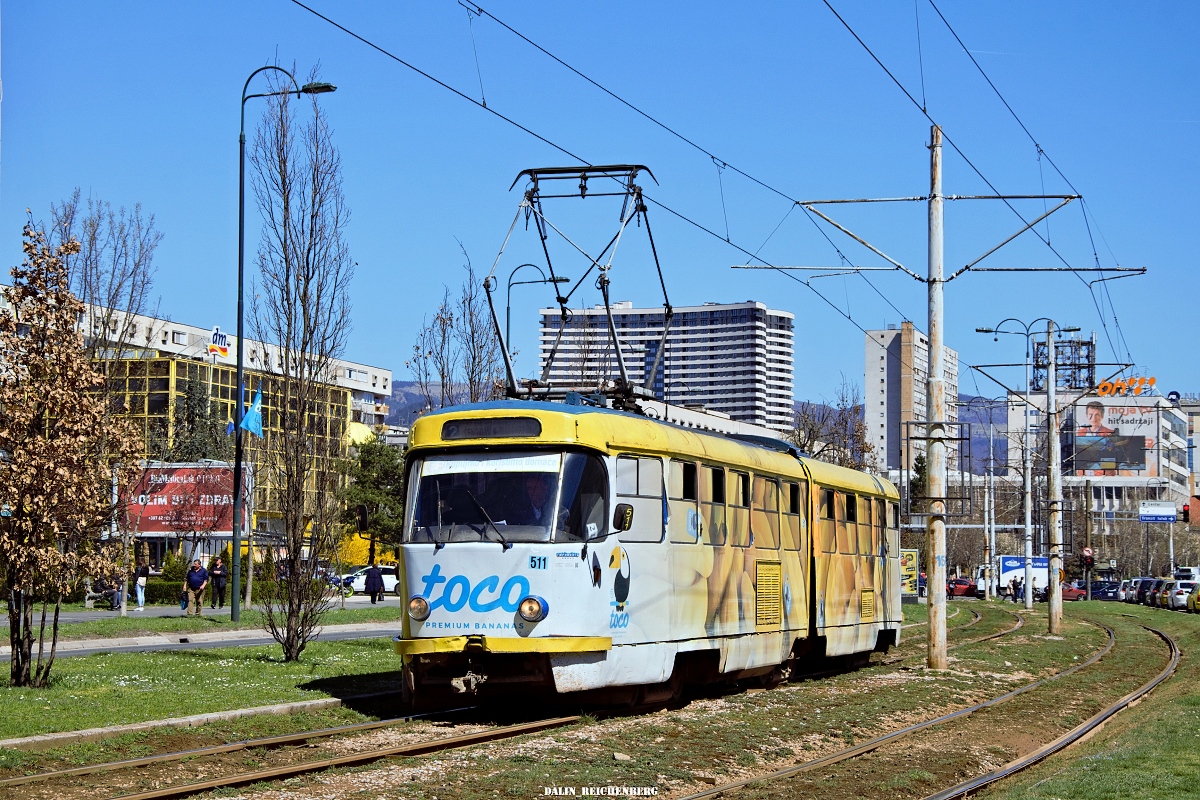 Сараево, Tatra K2YU № 511