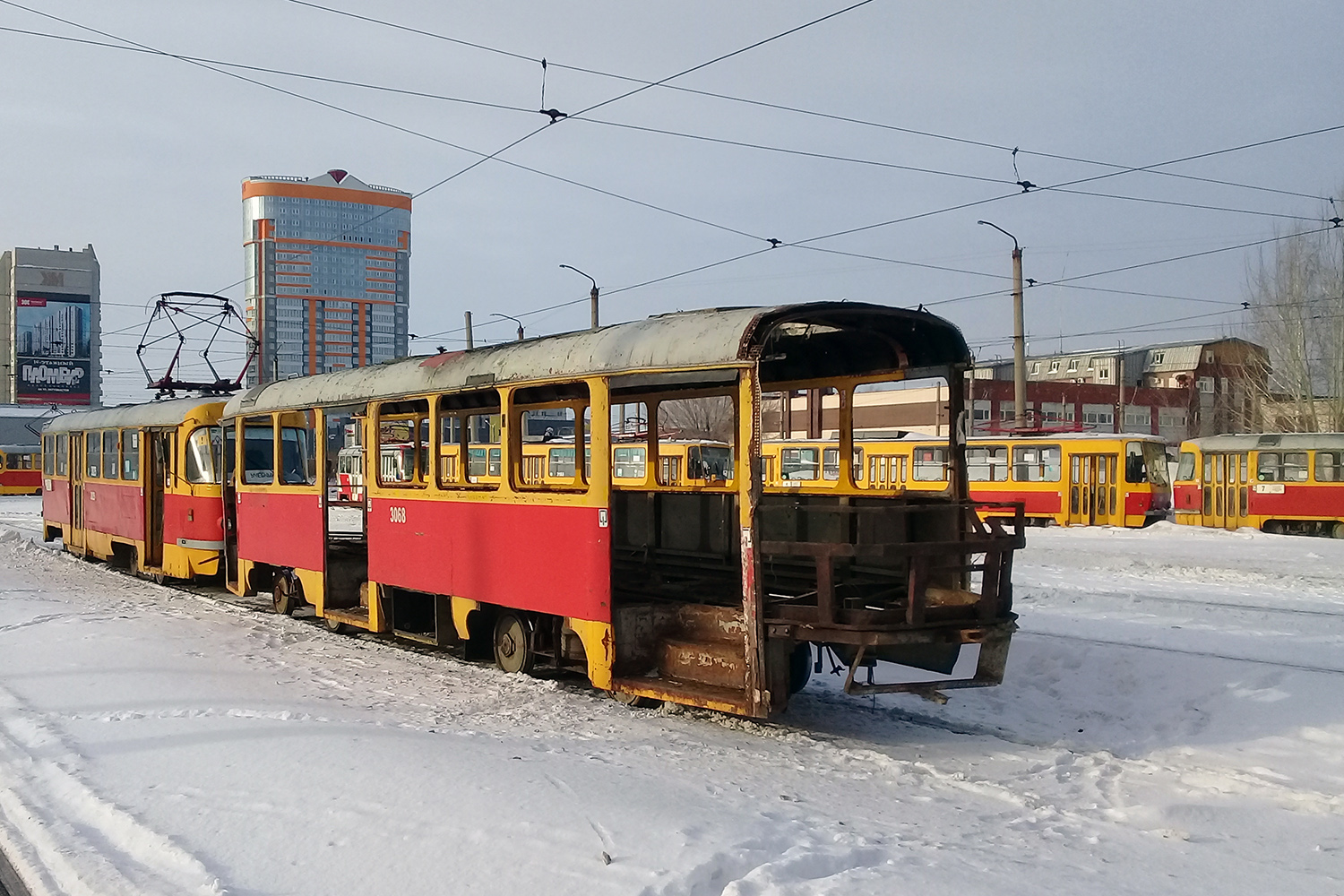 Барнаул, Tatra T3SU КВР Барнаул № 3068