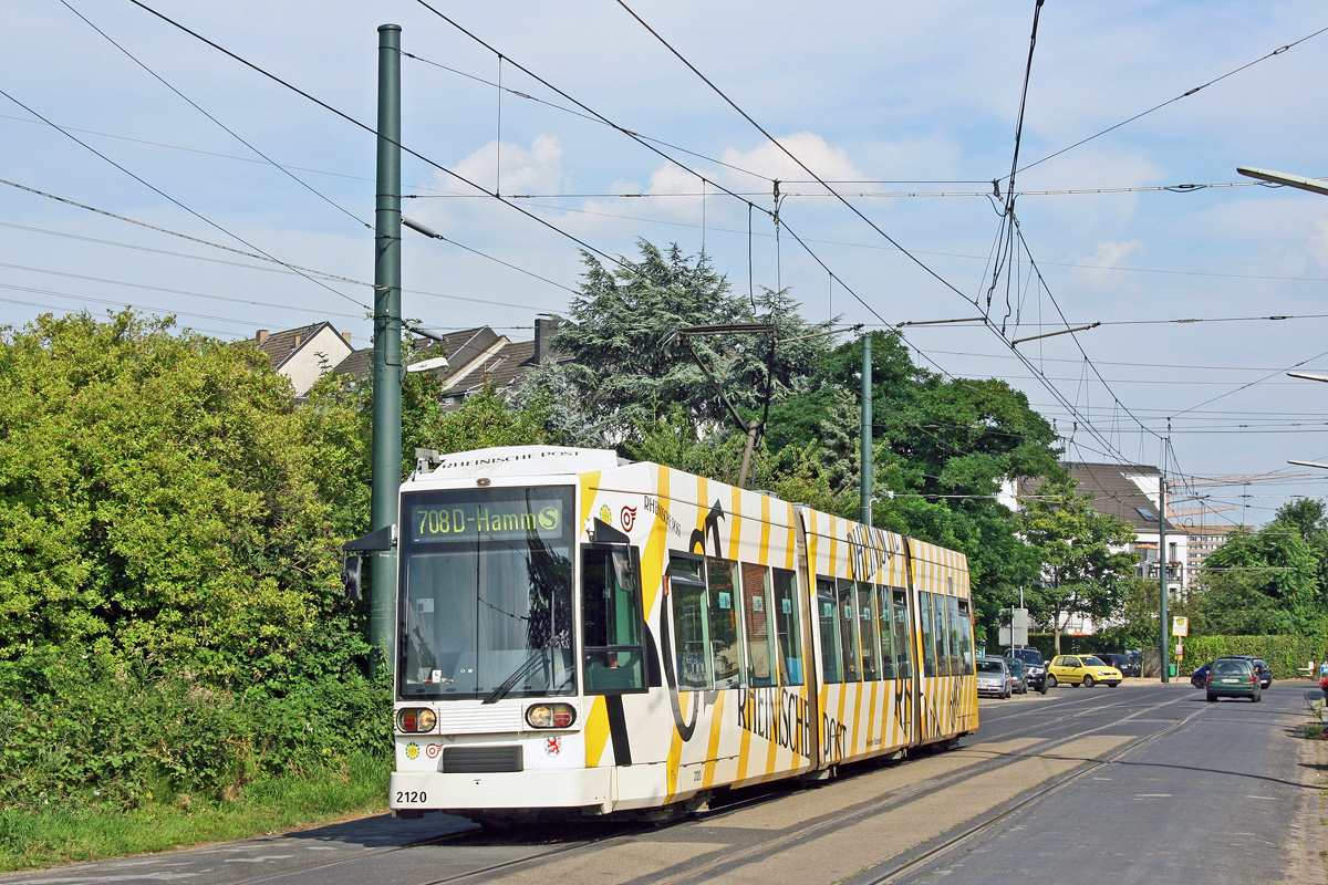 Дюссельдорф, Duewag NF6 № 2120 Дюссельдорф, Duewag NF6 № 2120