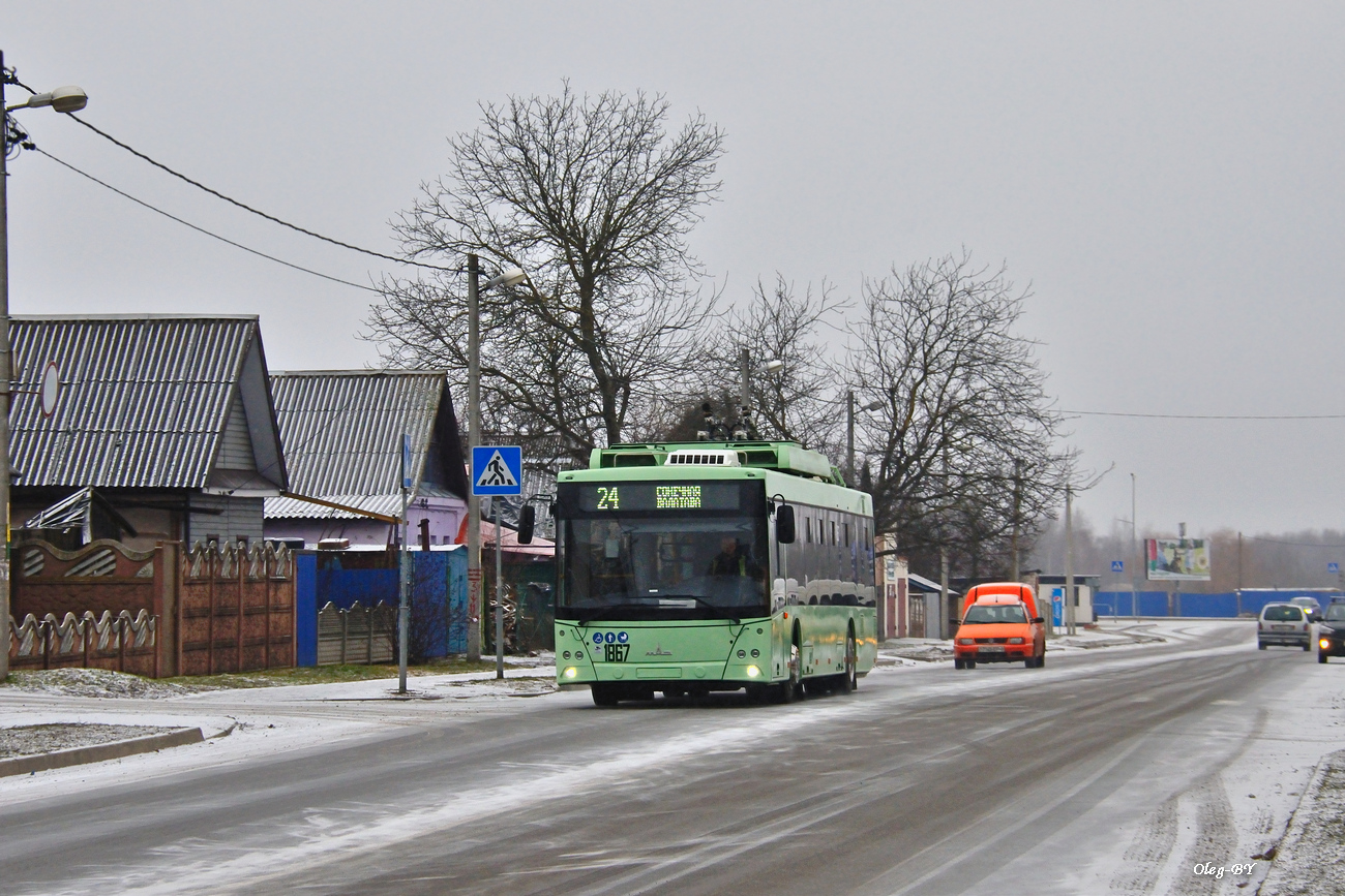 戈梅利, MAZ-203T70 # 1867; 戈梅利 — Traffic on sections using autonomous running