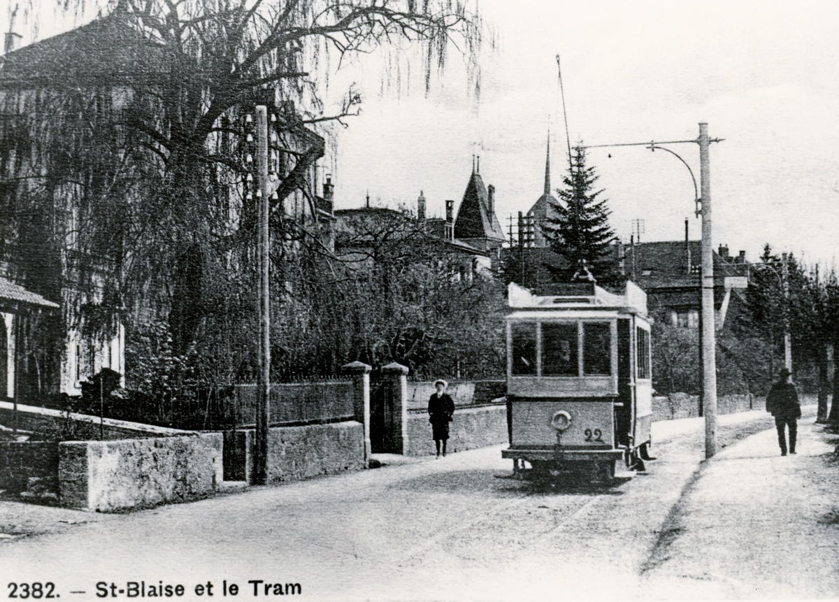 Neuchâtel, SIG/MFO Ce 2/2 № 22; Neuchâtel — Old photos
