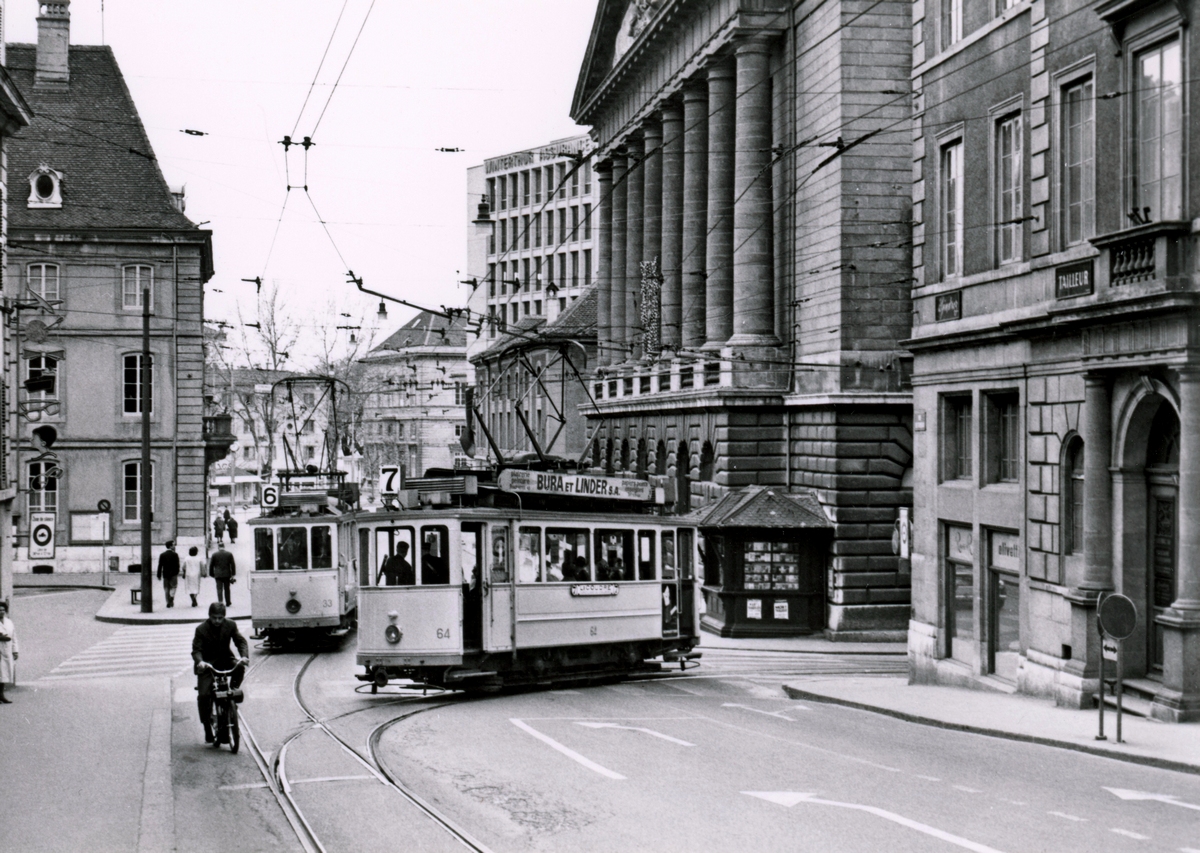 Neuchâtel, SIG/MFO Ce 2/2 № 64; Neuchâtel — Old photos