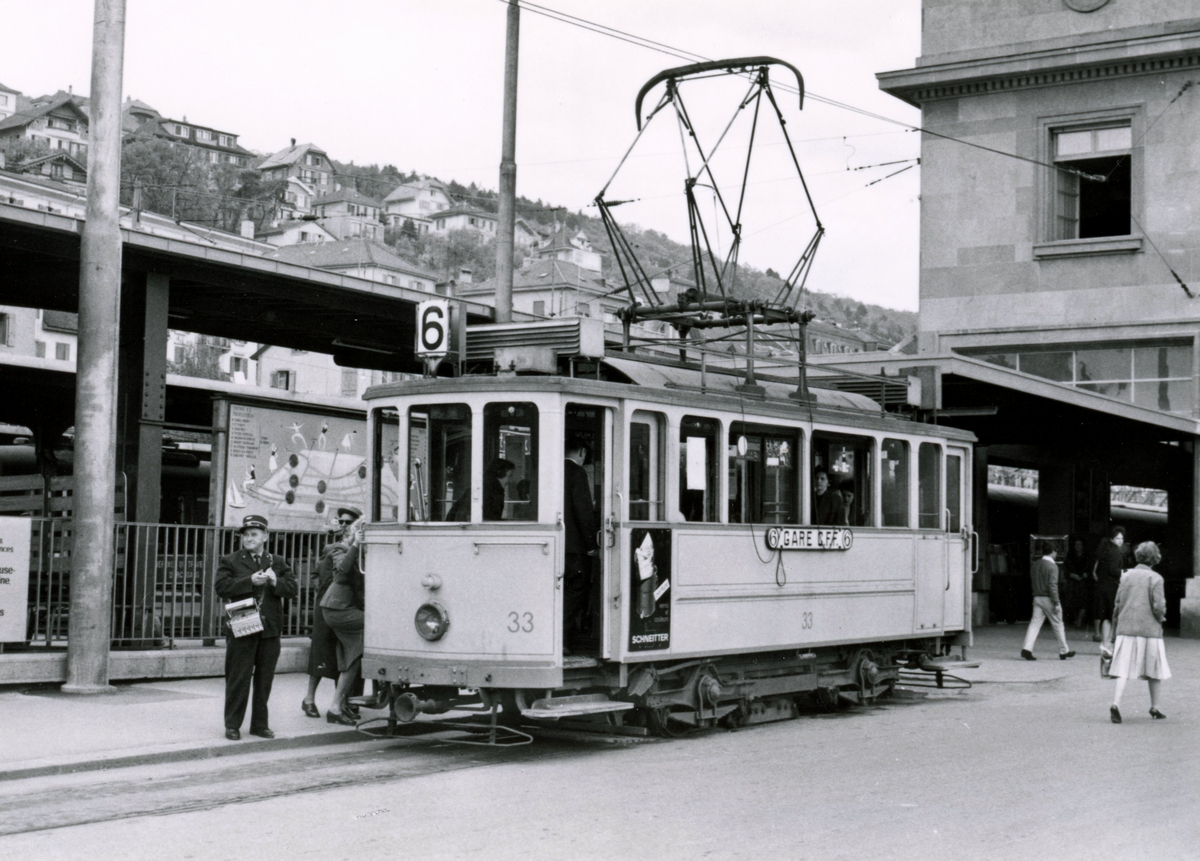 Neuchâtel, SIG/MFO Ce 2/2 № 33; Neuchâtel — Old photos