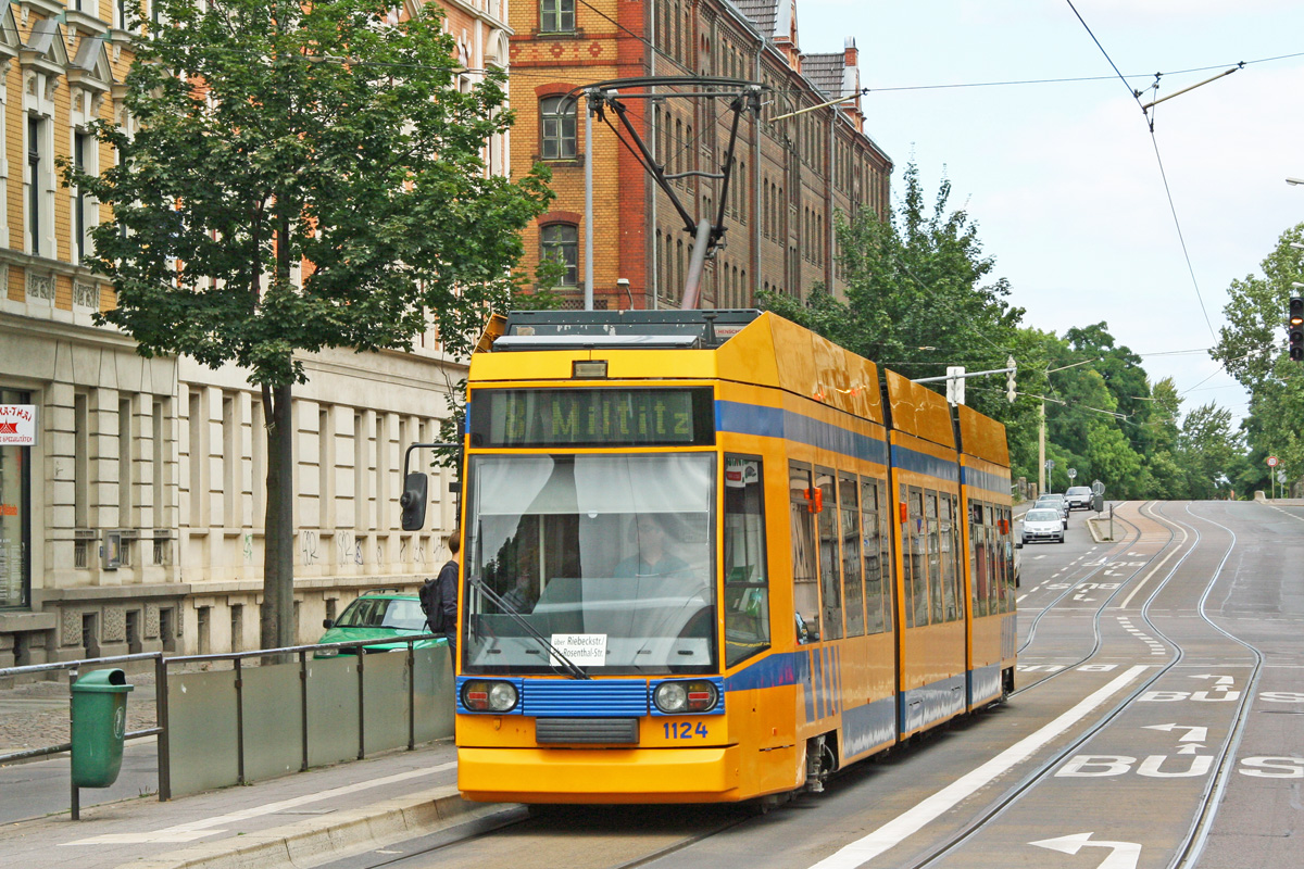 Лейпциг, DWA NGT8 № 1124 Лейпциг, DWA NGT8 № 1124