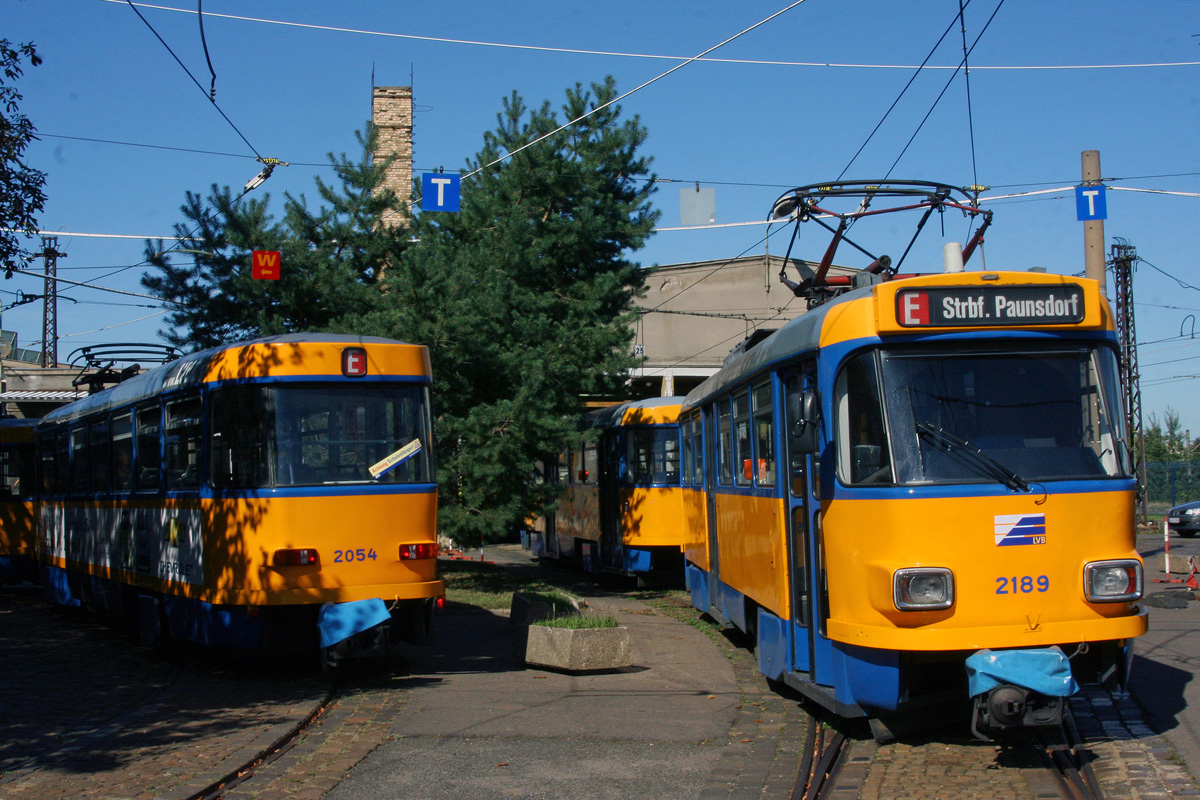 Лейпциг, Tatra T4D-M2 № 2054; Лейпциг, Tatra T4D-M1 № 2189