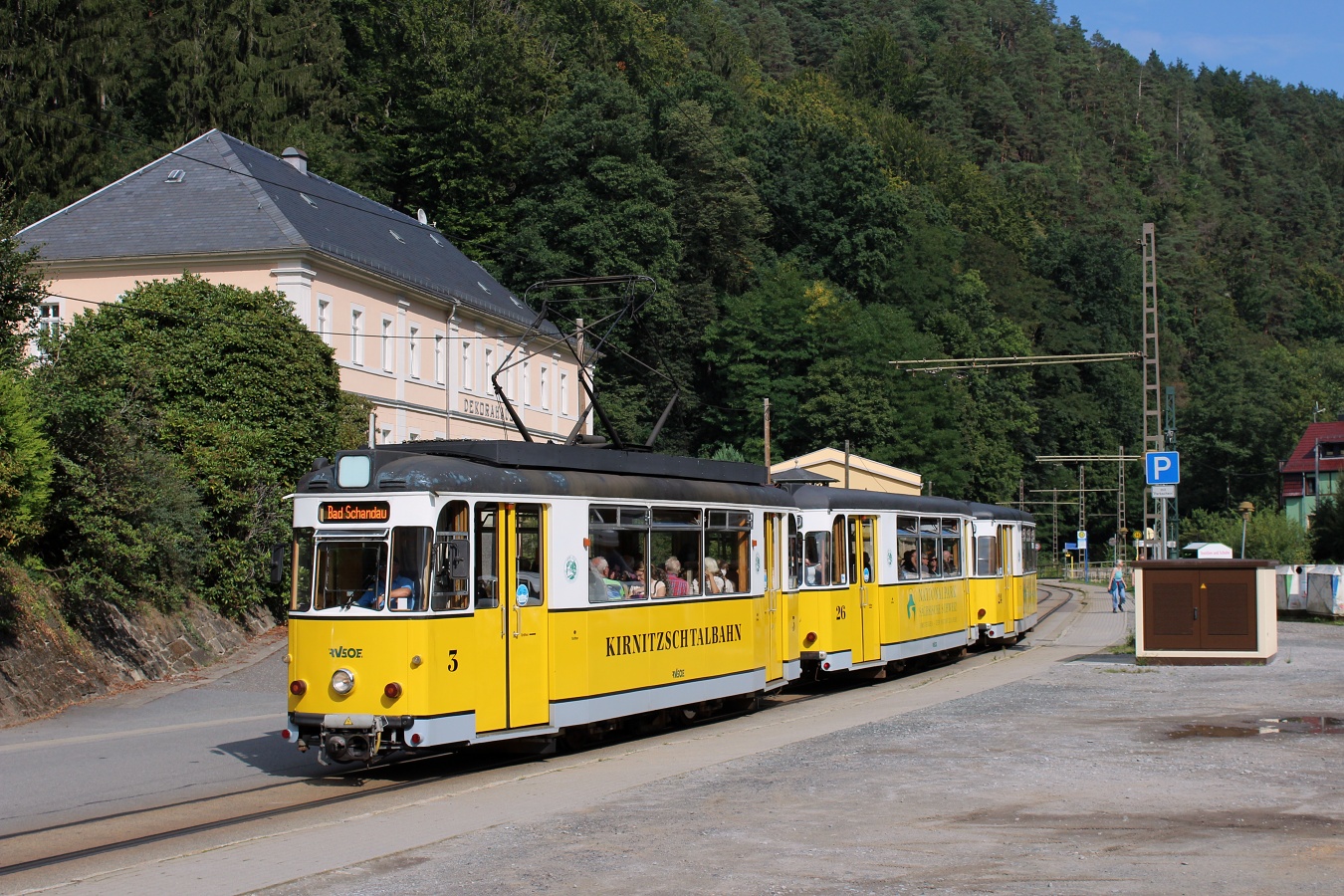 Бад-Шандау, Gotha T57 № 3; Бад-Шандау, Gotha B2D (Tatra) № 26; Бад-Шандау, Gotha B2-62 № 24