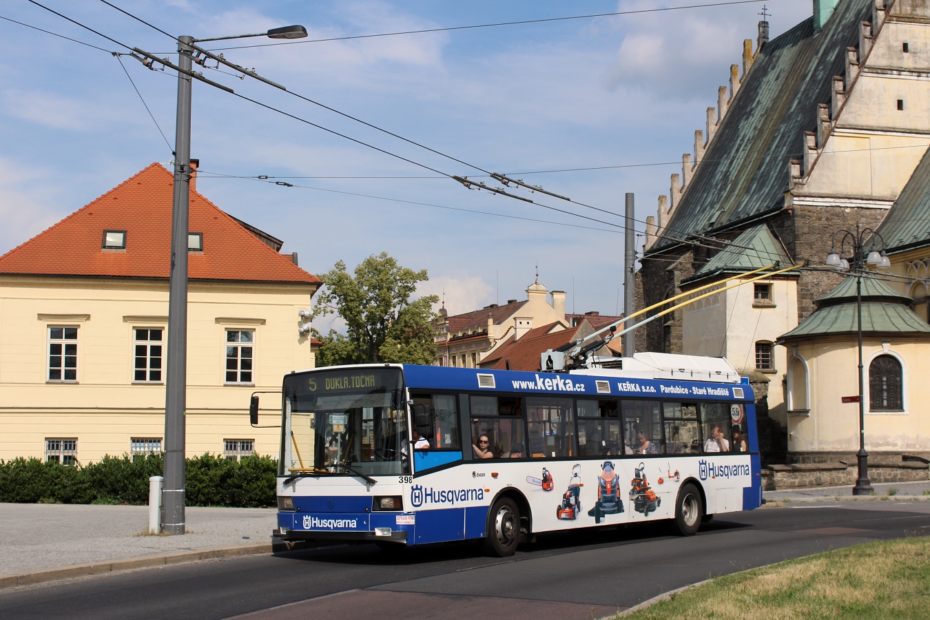 Пардубице, Škoda 21Tr № 398