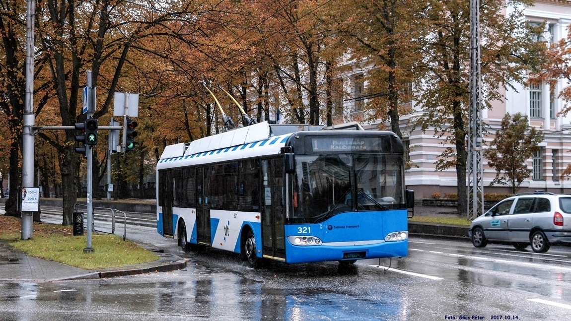 Tallinn, Solaris Trollino II 12 Ganz Br. 321