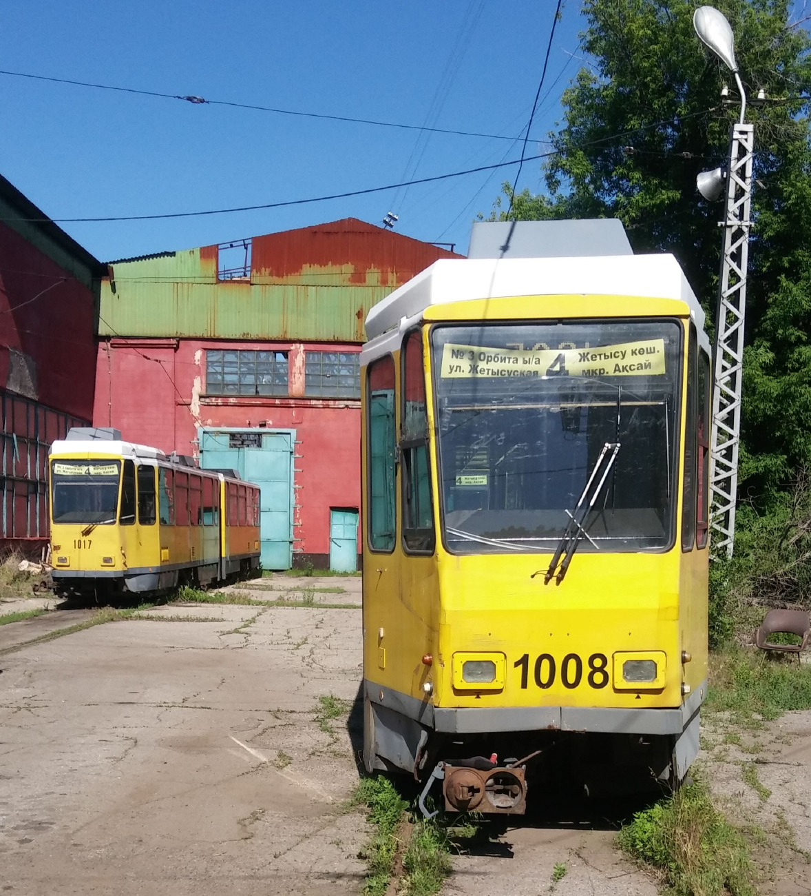 Алматы, Tatra KT4DtM № 1008