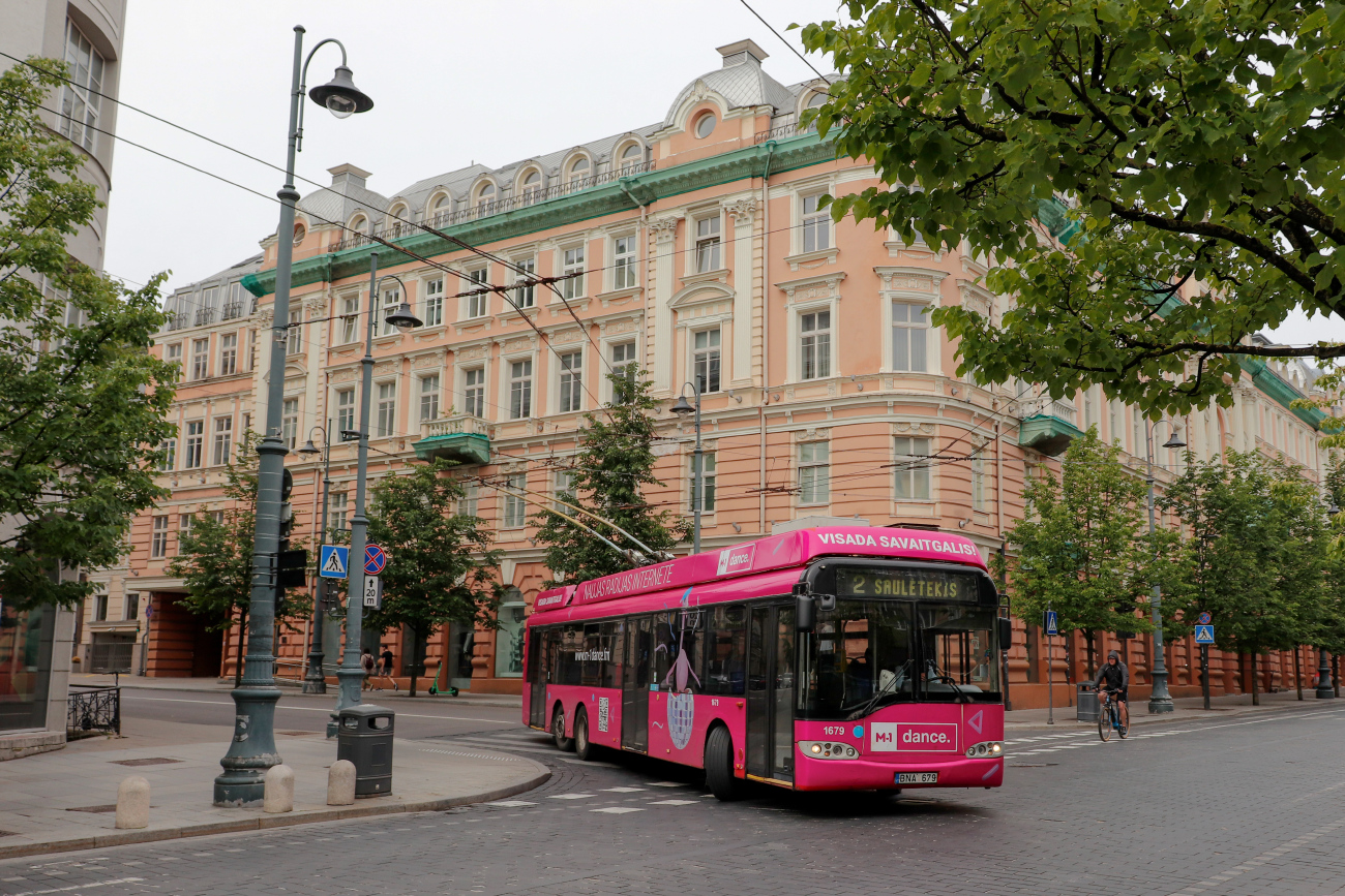 Vilnius, Solaris Trollino II 15 AC č. 1679
