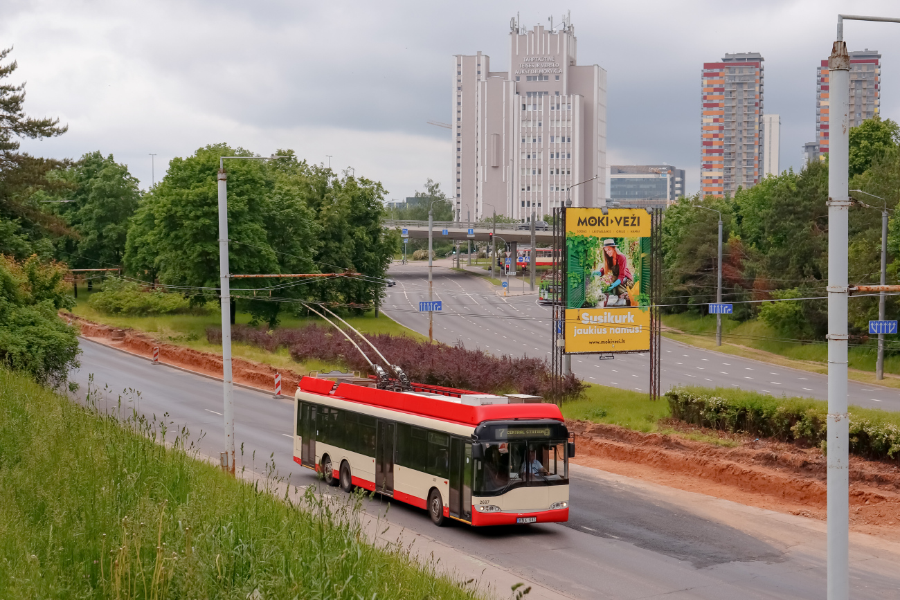 Vilnius, Solaris Trollino II 15 AC Nr. 2687