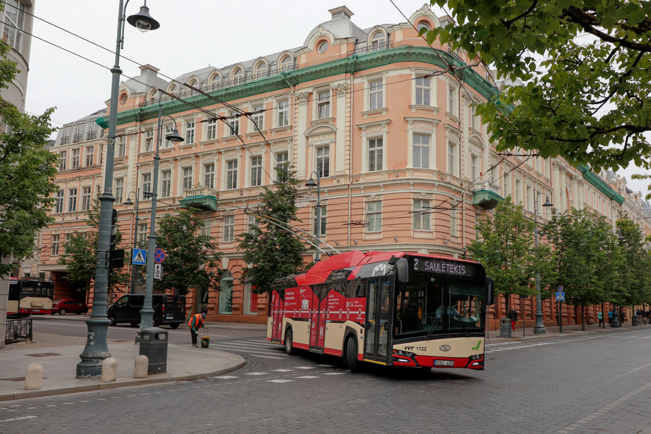 Вильнюс, Solaris Trollino IV 12 Škoda № 1722