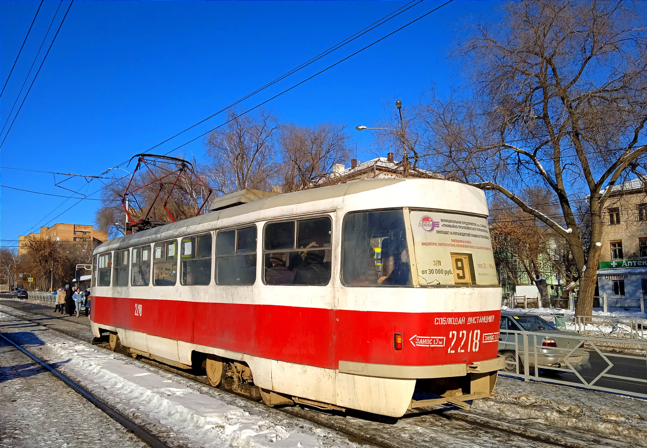 Самара, Tatra T3E № 2218