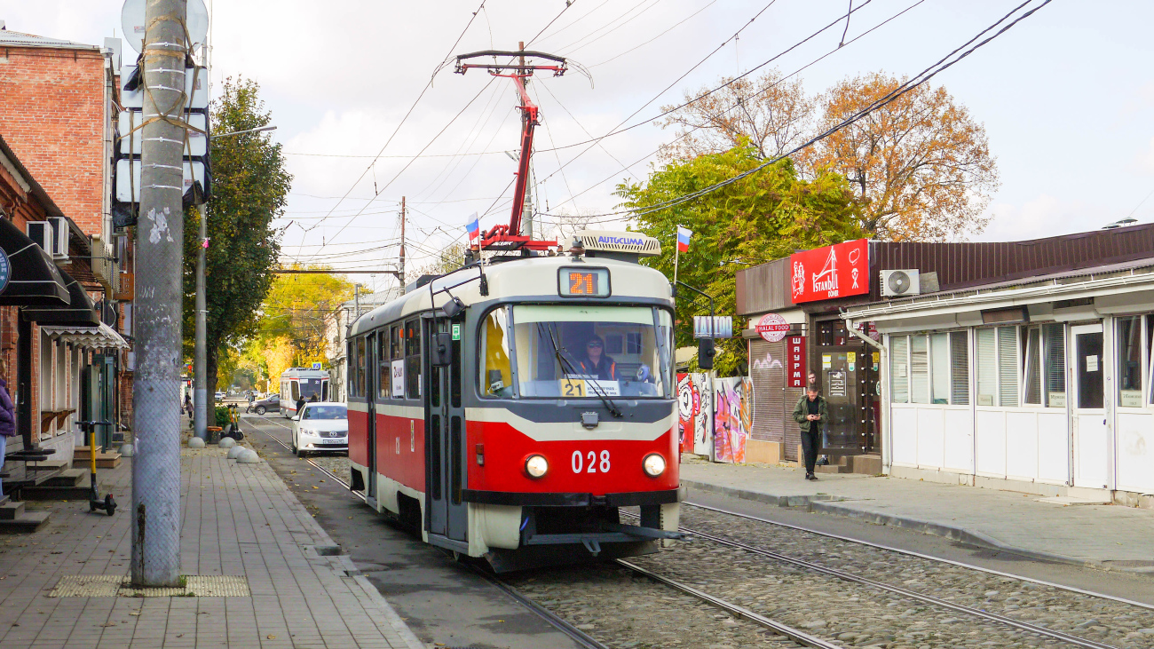 Краснодар, Tatra T3SU КВР ТМЗ № 028