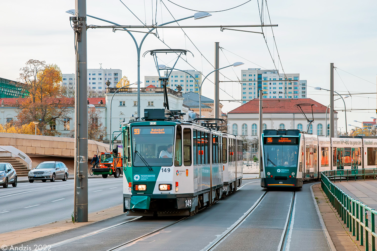 Potsdamas, Tatra KT4DMC nr. 149