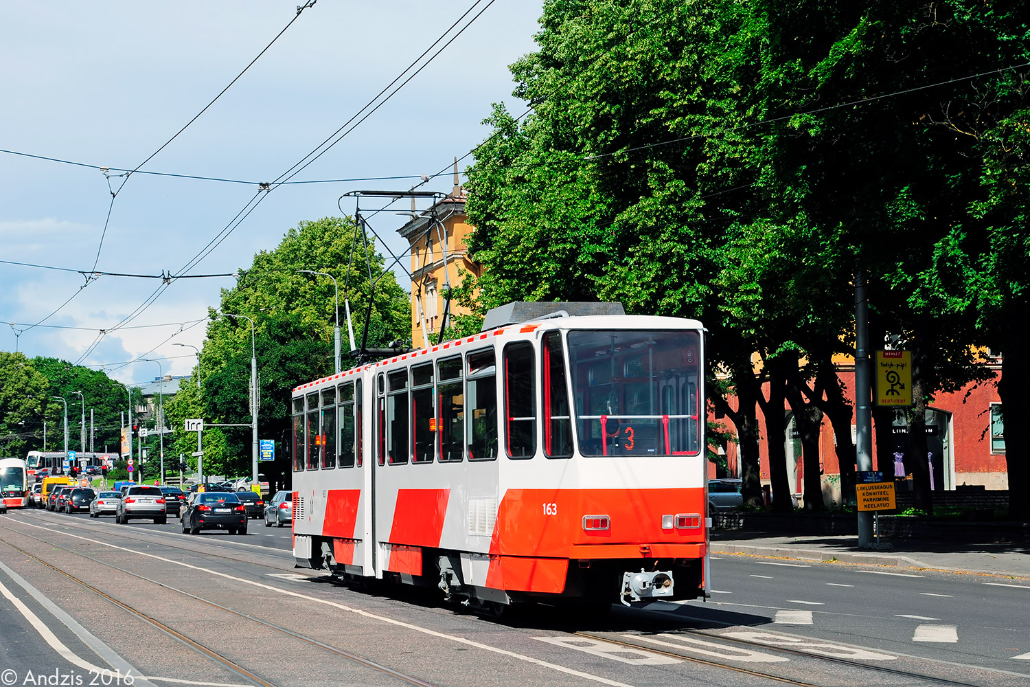 Таллин, Tatra KT4D № 163
