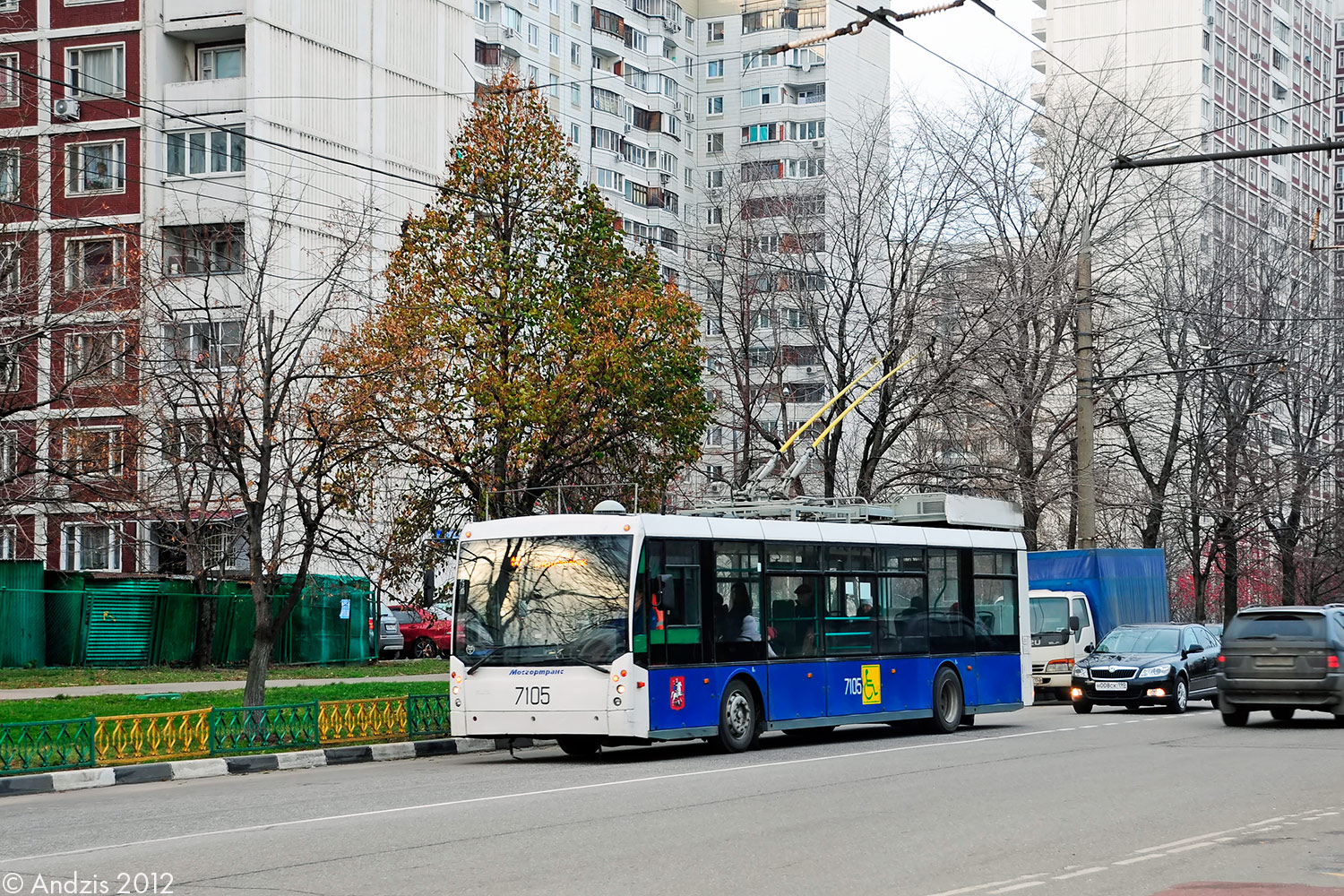 Москва, Тролза-5265.00 «Мегаполис» № 7105