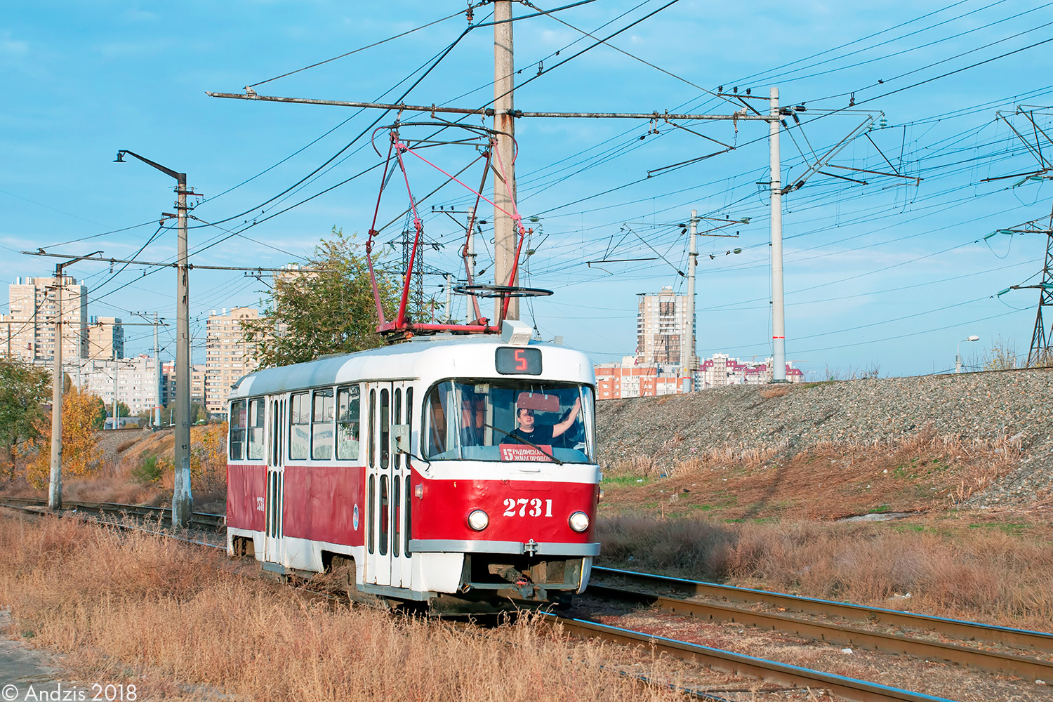 Volgograd, Tatra T3SU # 2731