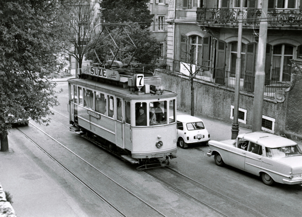 Neuchâtel, SIG/MFO Ce 2/2 № 64; Neuchâtel — Old photos