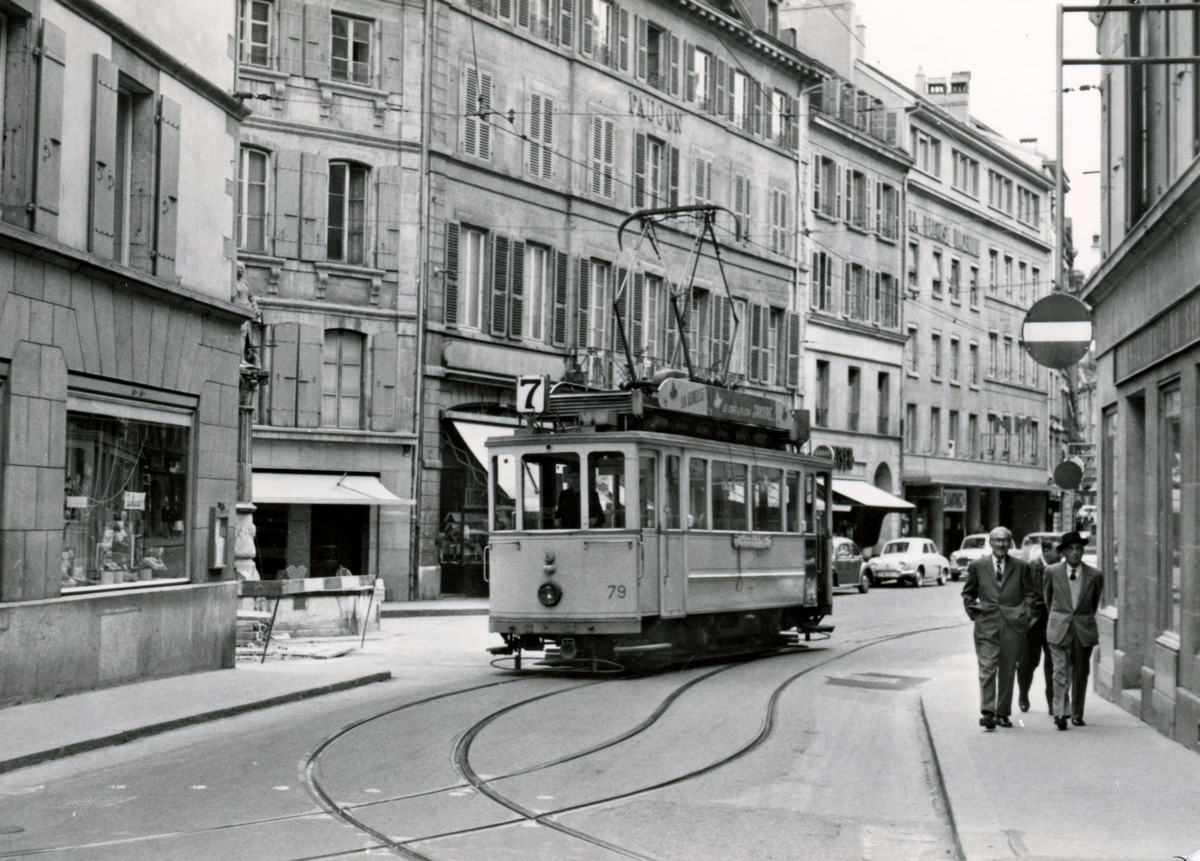 Neuchâtel, SIG/MFO Ce 2/2 # 79; Neuchâtel — Old photos