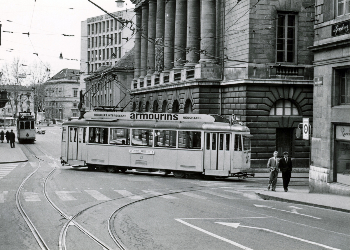 Neuchâtel, SIG/SAAS Ce 4/4 № 82; Neuchâtel — Old photos