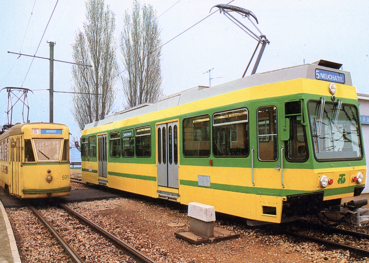 Neuchâtel, SWS/BBC Be 4/4 № 501