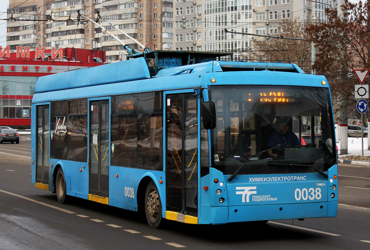 Химки, Тролза-5265.00 «Мегаполис» № 0038