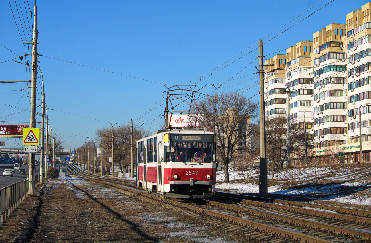 Волгоград, Tatra T6B5SU № 2843
