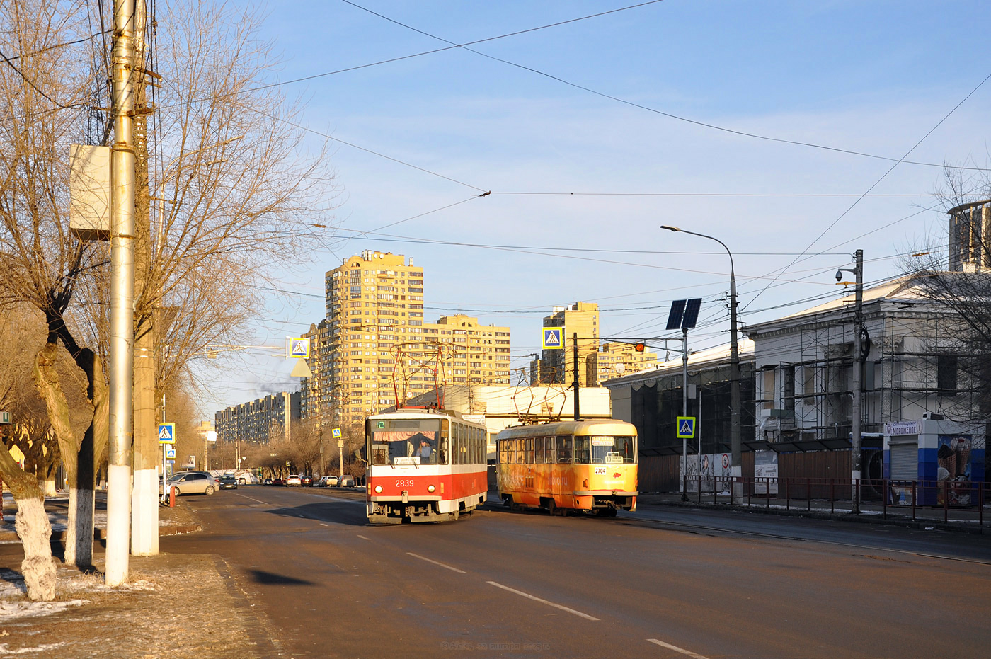 Волгоград, Tatra T6B5SU № 2839; Волгоград, Tatra T3SU № 2704
