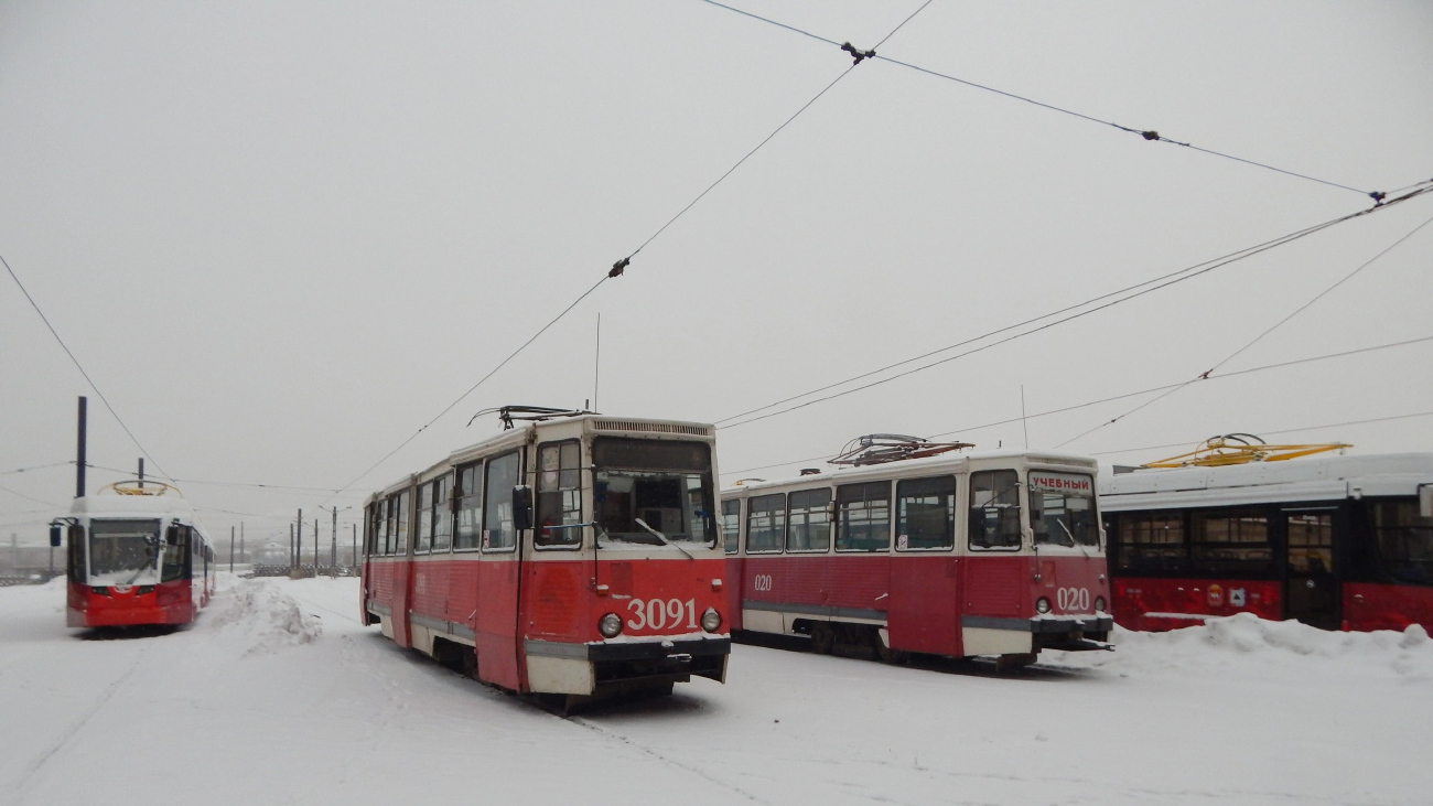 Магнитогорск, 71-605 (КТМ-5М3) № 3091 Магнитогорск, 71-605 (КТМ-5М3) № 3091