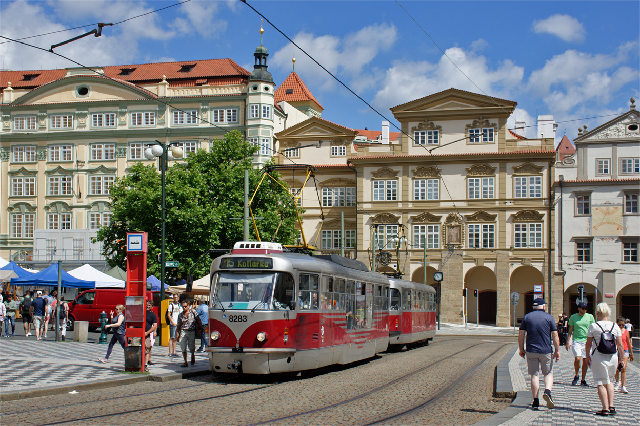 Прага, Tatra T3R.PLF № 8283