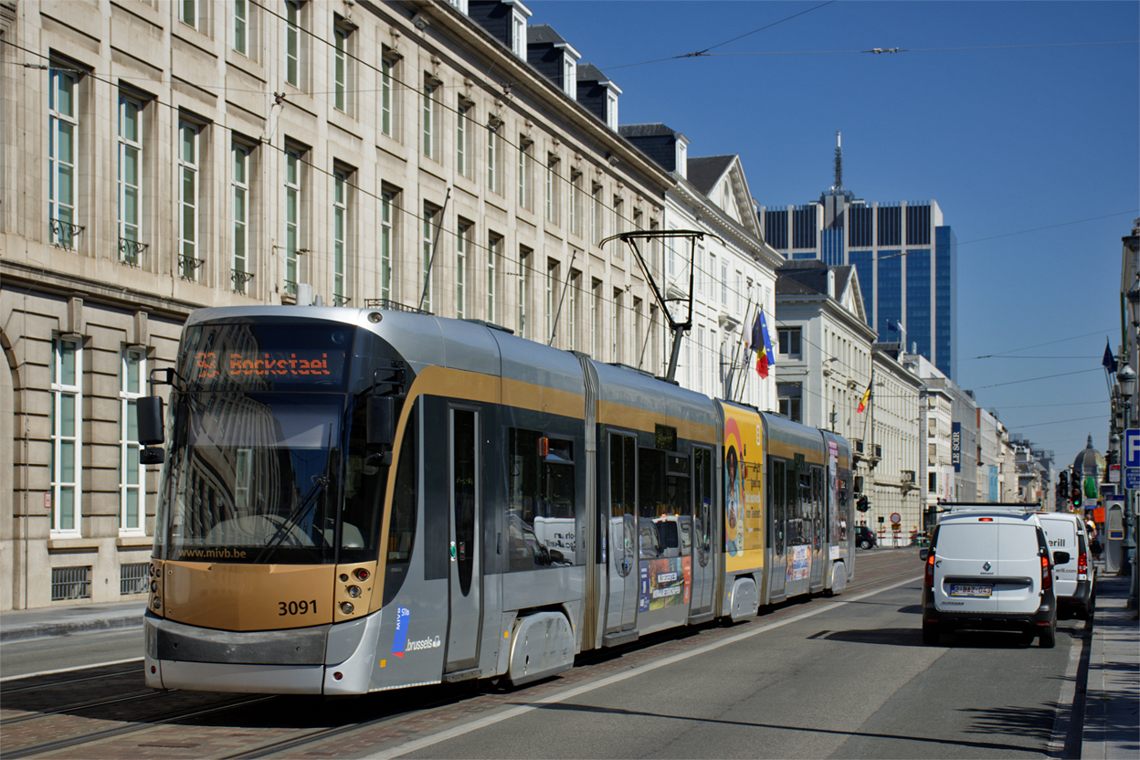 Bryssel, Bombardier T3000 # 3091