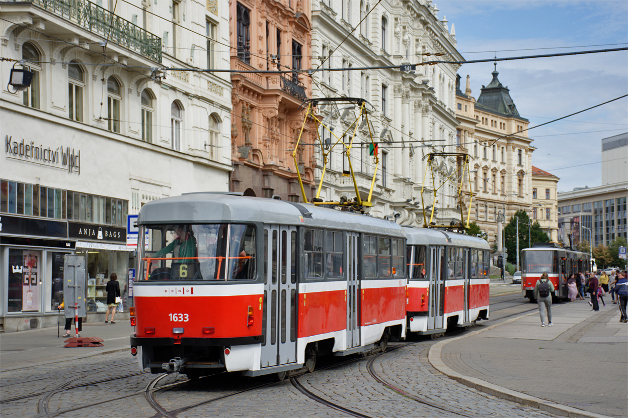 Брно, Tatra T3P № 1633