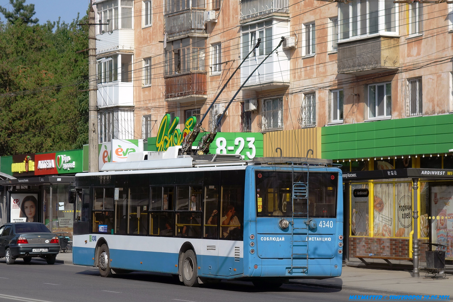Крымский троллейбус, Богдан Т70110 № 4340